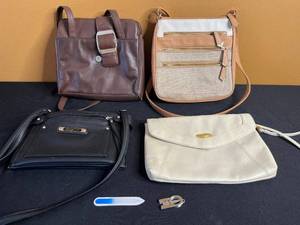 lot 258 image: Lot of 4 Handbags - Rosetti, Croft & Barrow, Apt 9
