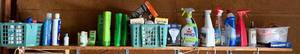 lot 280 image: Cleaning Supplies Assortment - Household & Car Care Bottles & Sprays - content quantites not verified