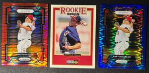 lot 49 image: Bartolo Colon GuardiansAngels RookieNumbered 3-Card Baseball Card Lot (RC, 75 & 399)