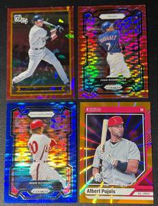 lot 53 image: 4-Card SuperstarHOF Numbered Baseball Card Lot