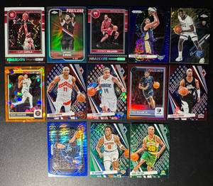lot 63 image: 13-Card Numbered Basketball Card Lot