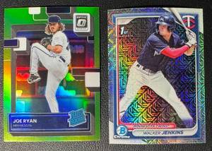 lot 78 image: Joe RyanWalker Jenkins Minnesota Twins Superstar Rookie Baseball Card Lot