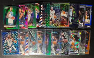 lot 79 image: 20-Card Minnesota Timberwolves Parallel Basketball Card Lot