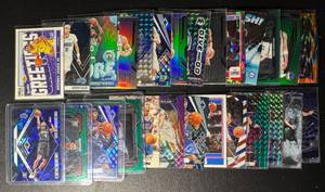 lot 91 image: 27-Card NBA Superstar Basketball Card Lot (Harden, Iverson, Tatum, & More)