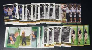 lot 105 image: John DalyJack Nicklaus 25-Card Golf Card Lot
