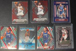 lot 113 image: Kawhi Leonard 7-Card Basketball Card Lot