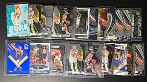 lot 117 image: Steph Curry 21-Card Golden State Warriors Basketball Card Lot