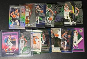 lot 118 image: Giannis Antetokounmpo Milwaukee Bucks 14-Card Basketball Card Lot