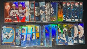 lot 135 image: 28-Card NHL Insert Hockey Card Lot