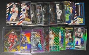 lot 138 image: 18-Card NFL Future HOFHOF QB ParallelInsert Lot (Staubach, Stafford, Brees, and more)