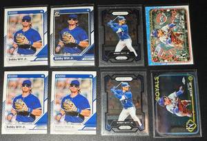 lot 157 image: Bobby Witt Jr. 8-Card Kansas City Royals MLB Baseball Card Lot