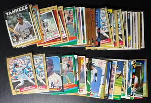 lot 172 image: Rickey Henderson 50-Card MLB Baseball Card Lot