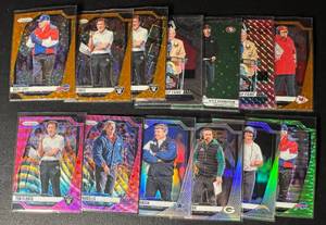 lot 189 image: NFL Head Coach 13-Card Parallel Football Card Lot