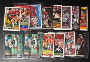 lot 194 image: Jerry Rice 14-Card San Francisco 49ers Football Card Lot