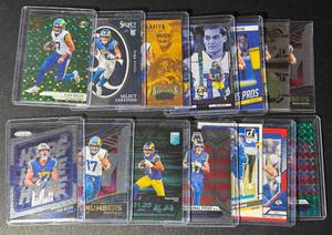 lot 202 image: Puka Nacua 14-Card RookieInsertParallel Los Angeles Rams Football Card Lot