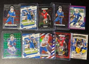lot 205 image: James Cook 10-Card Buffalo Bills InsertParallel Football Card Lot