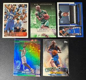 lot 208 image: Kevin Garnett Minnesota Timberwolves 5-Card Basketball Card Lot