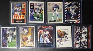 lot 209 image: Randy Moss 9-Card Minnesota Vikings InsertParallel Football Card Lot