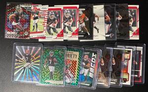 lot 229 image: Bijan Robinson 17-Card Atlanta Falcons Football Card Lot (few RCs)