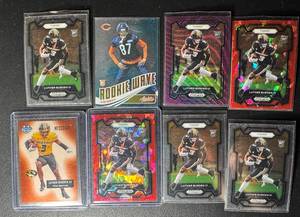 lot 235 image: Luther Burden 8-Card Chicago Bears Rookie Football Card Lot