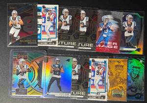 lot 240 image: Bryce Young 12-Card Carolina Panthers Football Card Lot (Tons of RCs)