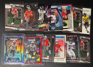 lot 243 image: Bucky Irving 13-Card Tampa Bay Buccaneers Rookie Football Card Lot