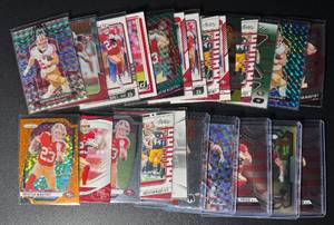 lot 244 image: Christian McCaffrey 24-Card San Francisco 49ers ParallelInsert Football Card Lot