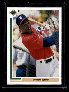 lot 3 image: Michael Jordan 1991 Upper Deck #SP1 Rookie Baseball Card - ICONIC