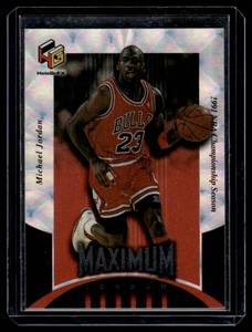 lot 6 image: Michael Jordan 1999 HoloGrFX Maximim Upper Deck #MJ1 Basketball Card