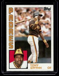 lot 46A image: Tony Gwynn 2nd Year 1984 Topps #251 Vintage Baseball Card