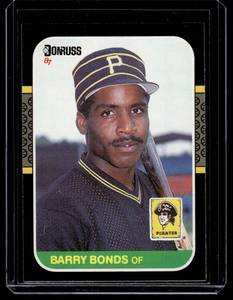 lot 262 image: Barry Bonds RC 1987 Donruss #361 Rookie Baseball Card