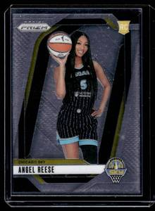 lot 263 image: Angel Reese RC 2024 WMBA Prizm #147 Basketball Card