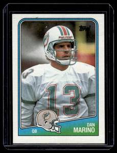 lot 264 image: Dan Marino 1988 Topps #190 Football Card