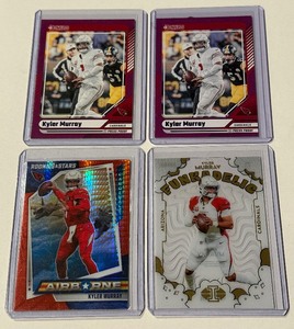 lot 69A image: Kyler Murray 4 Card Football Lot
