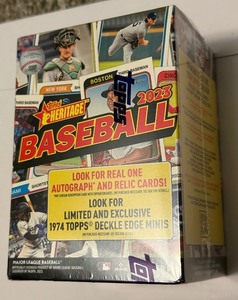 lot 75A image: 2023 Topps Heritage Baseball Box - NewSealed