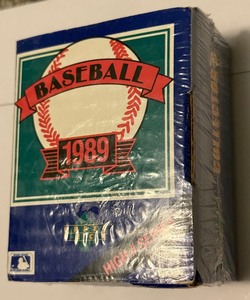 lot 81A image: 1989 Upper Deck Baseball High # Series - NewSealed