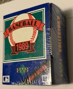 lot 83A image: 1989 Upper Deck Baseball High # Series - NewSealed