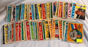 lot 90A image: 1960 Topps Baseball 85 Card Vintage Baseball Lot - Lower Grade, Includes a Mantle
