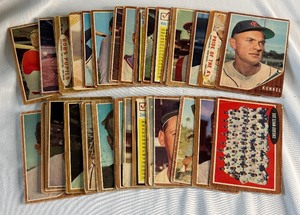 lot 92A image: 1962 Topps Baseball 40 Card Vintage Baseball Lot - Lower Grade