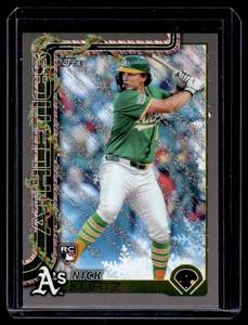 lot 51A image: Nick Kirtz RC Foilboard SP 2025Topps Holiday #H40 baseball Card