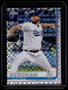 lot 60A image: Clayton Kershaw X-Fractor 2019 Topps Chrome #112 Baseball Card