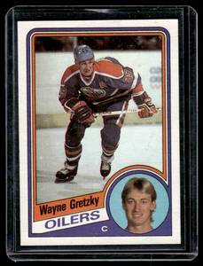 lot 101A image: Wayne Gretzky 1984 Topps #51 Vintage Hockey Card