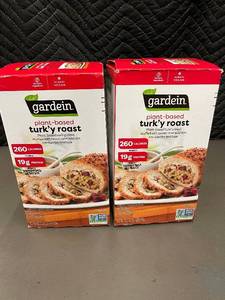 lot 63 image: L - Gardein Plant-Based Turky Roast (Lot of 2)