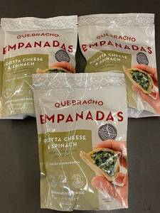 lot 85 image: I - Quebracho Empanadas - Queso Cheese & Spinach (Lot of 6)