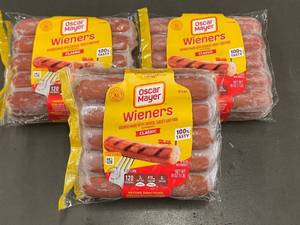 lot 88 image: I - Oscar Mayer Wieners Classic 16 oz 3-Pack