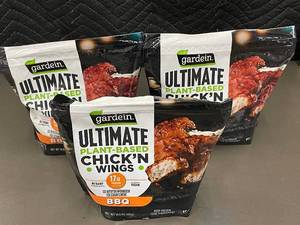 lot 157 image: H - Gardein Ultimate Plant-Based Chickn Wings BBQ (Lot of 3)