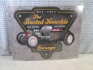 lot 4 image: (EC1) The Busted Knuckle Garage Tin...
