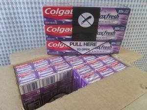lot 53 image: (EC1) 24 Travel Size Colgate Max Fr...