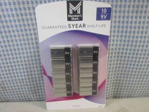 lot 59 image: (G-1) 10-Pack of 9V Batteries Use b...