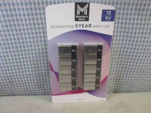 lot 60 image: (G-1) 10-Pack of 9V Batteries Use b...